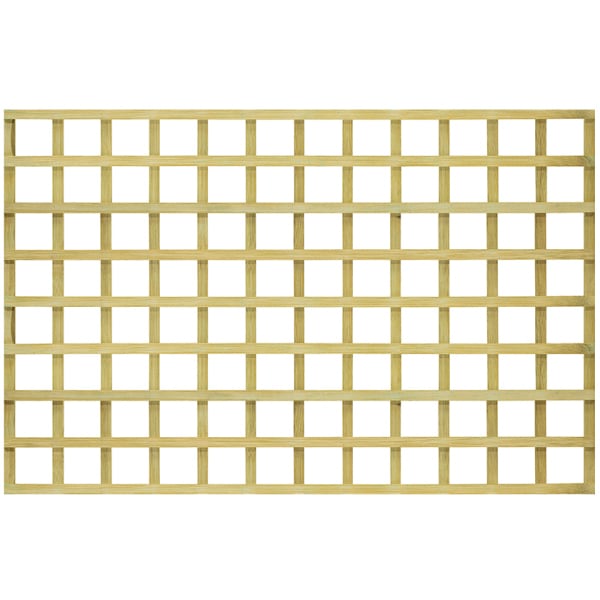 6' x 1' Heavy Duty Golden Brown Treated Trellis (1.83m x 0.30m)